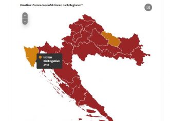 Statistički podaci stožera Istarske županije i 7-dnevna incidencija pozitivnih nalaza na COVID-19 – koliko stanovnika ima Istra ??