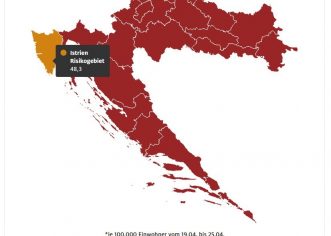 Stožer CZ Istarske županije predlaže državnom stožeru produljenje epidemioloških mjera za Istru do 3. svibnja