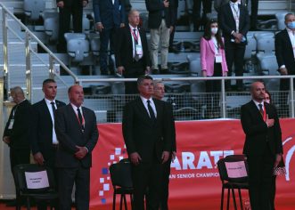 Predsjednik Republike Zoran Milanović sudjelovao je na otvaranju 56. Europskog seniorskog prvenstva u karateu i parakarateu u dvorani Žatika