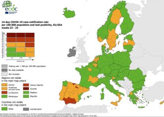 Hrvatska je na novoj “covid-karti” EU u cjelosti zelena