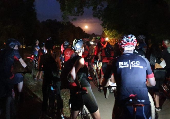 Biciklistički klub Poreč organizirao 2. Full Moon biciklijadu