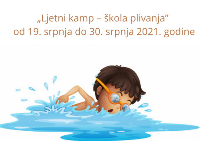 Općina Vižinada-Visinada organizira „Ljetni kamp – škola plivanja” koji će se održati od 19. srpnja do 30. srpnja 2021. godine