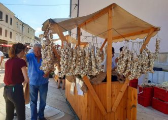 2. Festival istarskog češnjaka na Trgu slobode – prodaja rešti, dodjela IQ oznaka za kvalitetu i degustacija jela na bazi češnjaka Davida Skoke