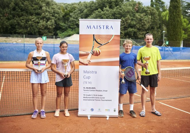 U Vrsaru je završio teniski turnir Maistra Cup za djevojčice i dječake do 14 godina – nastupilo 107 natjecateljica i natjecatelja