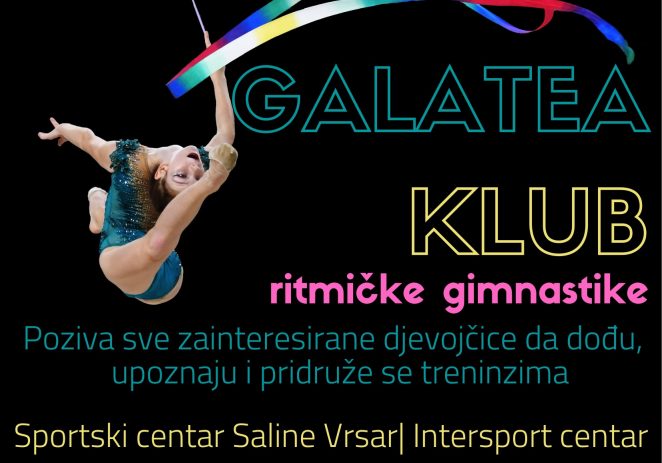 Klub ritmičke estetske gimnastike “Galatea” Funtana poziva djevojčice i djevojke na upis