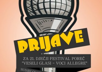 Prijave za dječji festival Veseli glasi – Voci allegre do četvrtka, 4. studenog