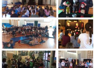 DND Vrsar učenicima osn. škole u Vrsaru poklonilo prigodnu lutkarsko-glumačku predstavu samoborskog lutkarskog kazališta Lutonjica Toporko