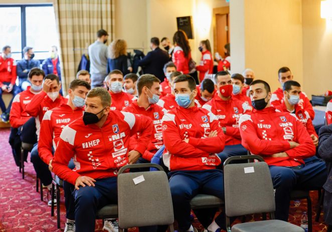 Hrvatska muška rukometna reprezentacija na pripremama u Poreču za predstojeće Europsko prvenstvo