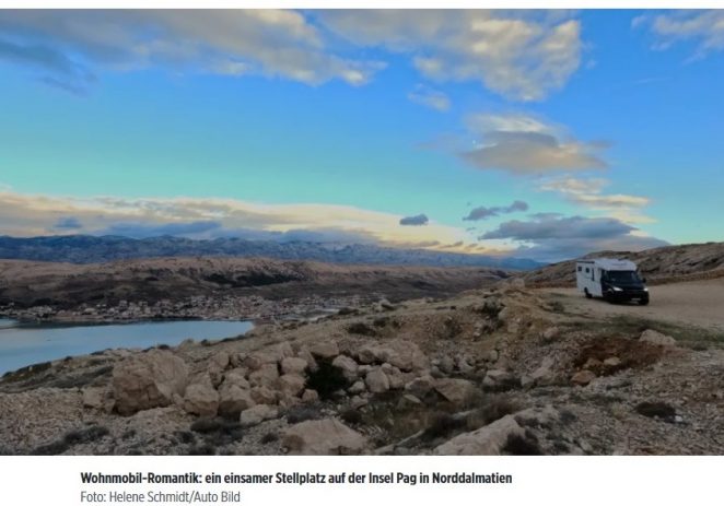 Njemački portal Bild.de o zimskom kampiranju u Hrvatskoj