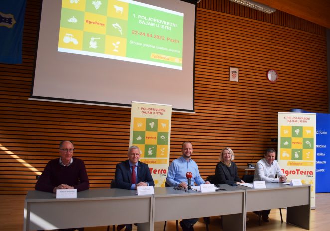 Od 22. do 24. travnja 2022. godine u Pazinu će se održati prvi međunarodni poljoprivredni sajam u Istri