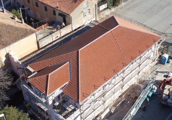 Saniran krov dvorane Palestra