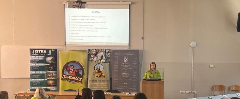 Katarina Dobrić Dabić na predstavljanju Sekcije Zajednice pustolovnog turizma ZK Pula