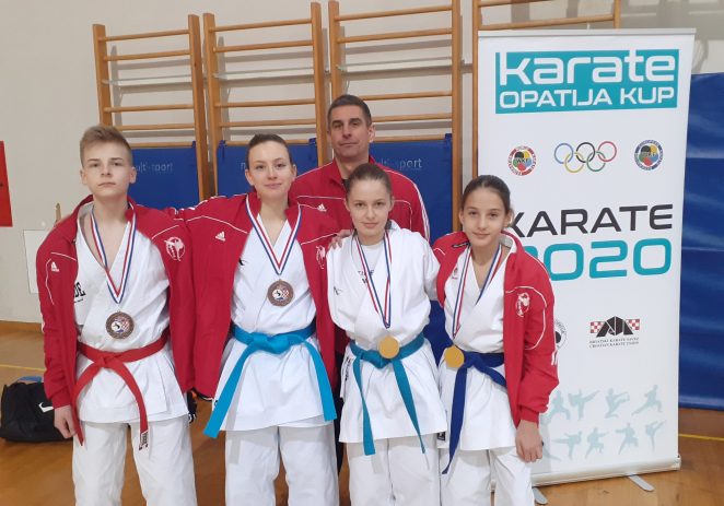 Četiri zlata i tri bronce za Karate klub Finida na Opatija Cup-u