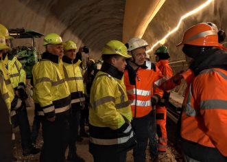 Ministar Butković obišao gradilište druge cijevi tunela Učka