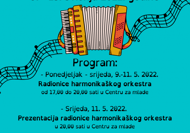 Dani harmonike u Poreču od 9. do 13. svibnja 2022.