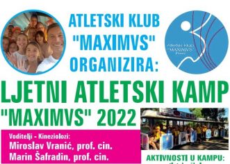 Već petu godinu zaredom atletski klub Maximvs Poreč organizira ljetni kamp za djecu