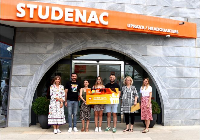 Studenac već treći put donacijom od 100.000 kuna podržao rad deset neprofitnih organizacija diljem Hrvatske