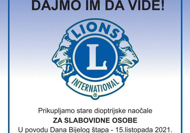 Lions Club Poreč završio akciju „Dajmo im da vide“ – prikupljeno preko 500 starih naočala s okvirom