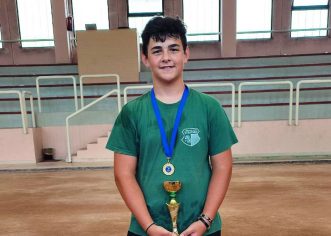 Roko Jukić, mladi boćar Istre Poreč, osvojio je naslov kadetskog prvaka Istre
