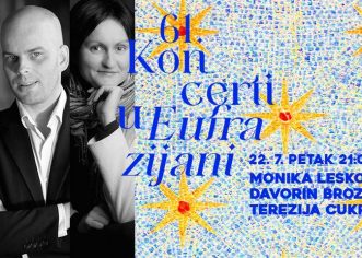 Koncerti u Eufrazijani: u petak 22.7. Monika Leskovar (violončelo), Terezija Cukrov (klavir) i Davorin Brozić (klarinet)