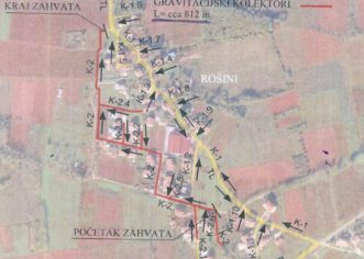 Obavijest o početku radova na izgradnji dijela kanalizacijske mreže naselja Rošini – radovi do kraja prosinca