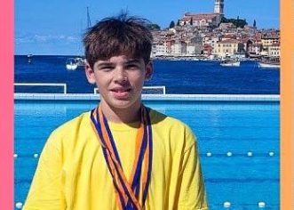 Toma Popović, učenik 6.razreda OŠ V. Nazora Vrsar osvojio medalje na Županijskom prvenstvu osnovnih i srednjih škola