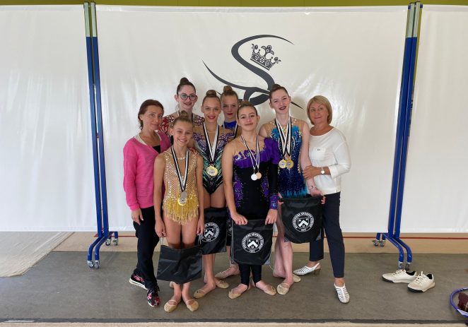 Odlični rezultati ritmičkih gimnastičarki KREG Galatea na međunarodnom turniru u Udinama