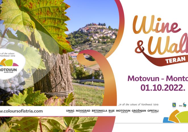 Prvi Teran Wine & Walk u organizaciji klastera Sjeverozapadne Istre predstavit će ljepote Motovuna i važnost terana za ovaj kraj