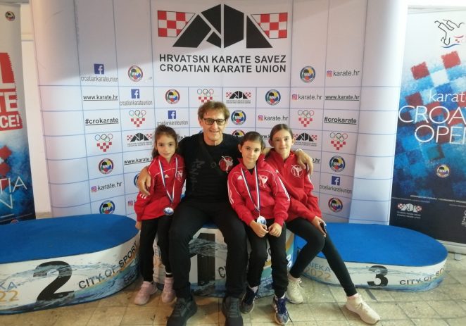 Mladi karatisti Finide osvojili pet medalja na Otvorenom prvenstvu Hrvatske u Rijeci