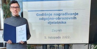 Školski pedagog Alen Hasikić  među 513 nagrađenih odgojno-obrazovnih djelatnika za izvrstan rad