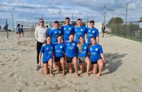Srednjoškolci SŠ Mate Balote pobijedili na županijskom natjecanju iz odbojke na pijesku