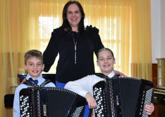Izvanredan uspjeh učenika harmonike Gabriela Žikovića i Lucie Janko