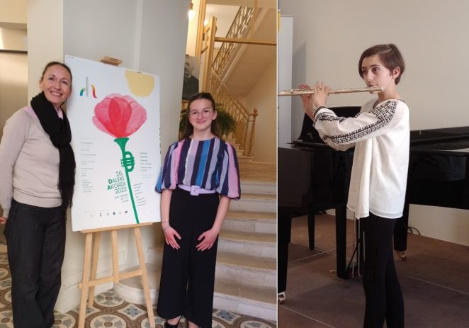 Učenice flaute Umjetničke škole Poreč osvojile nagrade na Međunarodnom natjecanju mladih glazbenika 26. „Daleki akordi“