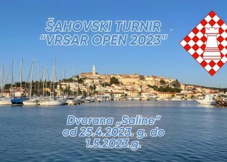 Šahovski turnir “Vrsar open 2023”