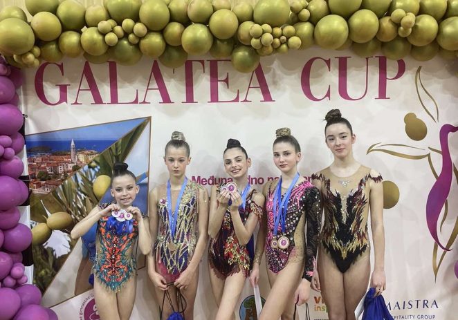 Brojne medalje za porečke ritmičke gimnastičarke na Galatea Cup-u