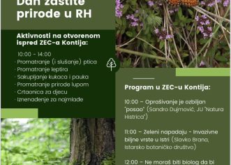 Međunarodni dan biološke raznolikosti i Dan zaštite prirode u RH subota, 20. svibnja 2023., Limski zaljev i Kontija