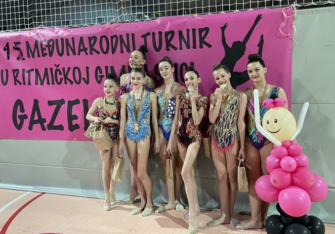 Porečke ritmičke gimnastičarke osvojile pregršt medalji na Gazela Cupu, Gresa Ramadani nastupila na međunarodnom turniru u Budvi