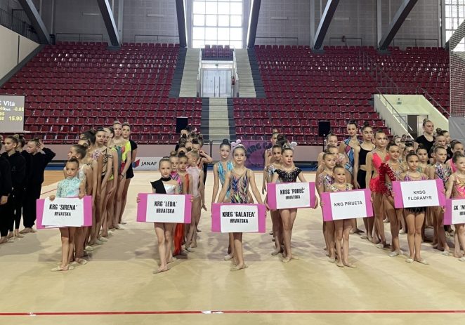 Ritmičke gimnastičarke KREG GALATEA nastupile na Prvenstvu Hrvatske