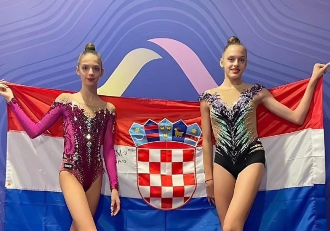 Iana Benčić i Gresa Ramadani s ponosom predstavile Hrvatsku na Svjetskom juniorskom prvenstvu u ritmičkoj gimnastici