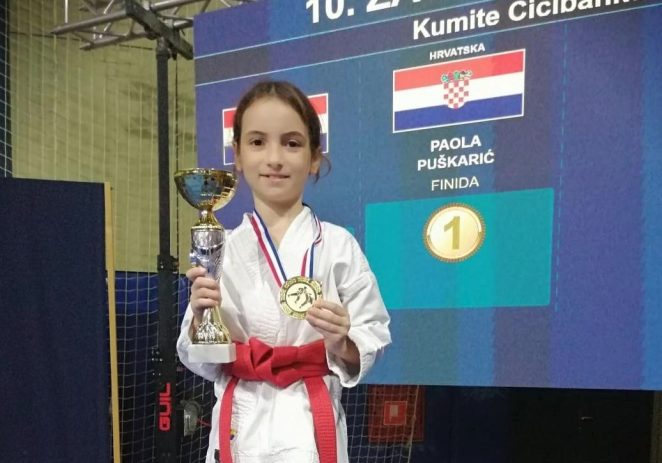 Paola Puškarić zlatna na Zagreb Karate Cup-u