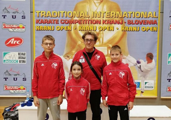Paola i Petar Puškarić iz karate kluba Finida osvojli 5. mjesta na turniru u Kranju