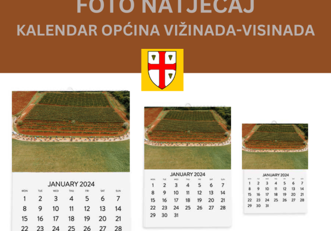 Neka vaše fotografije Vižinade krase općinski kalendar za 2024. godinu