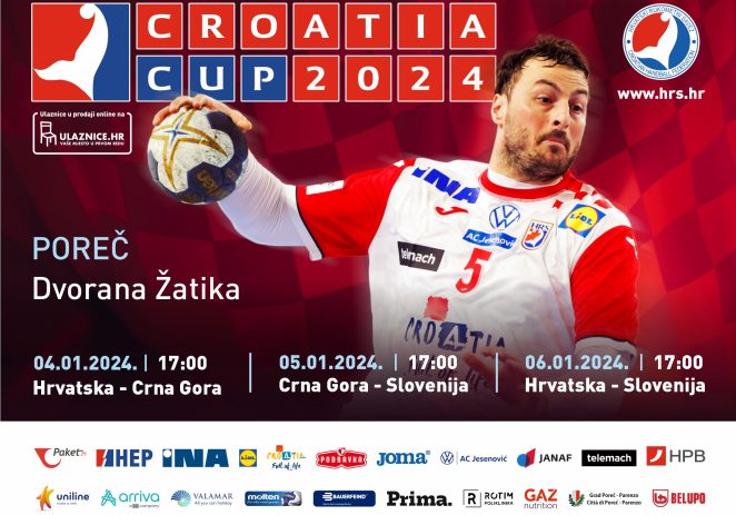Rukomet: Croatia Cup u dvorani Žatika kao posljednja stanica rukometašima prije odlaska na Europsko prvenstvo