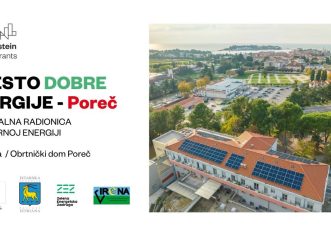MJESTO DOBRE ENERGIJE – Poreč – Poziv Gradovima, Općinama, njihovim ustanovama i trgovačkim društvima na regionalnu radionicu o solarnoj energiji