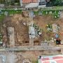 Pogled iz zraka na zonu istraživanja - Veliki hram u Poreču - 2