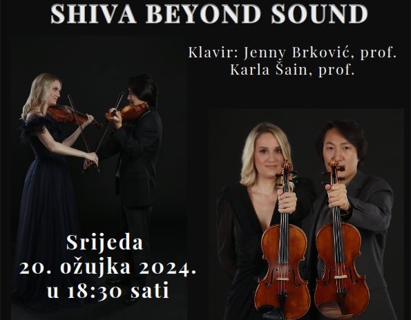 U srijedu, 20. ožujka koncert „Shiva Beyond Sound“ u sklopu 12. Dani gudača Umjetničke škole Poreč