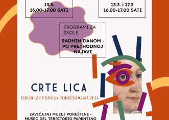 Edukativni programi u ožujku uz izložbu „Crte lice: izbor iz fundusa porečkog muzeja“