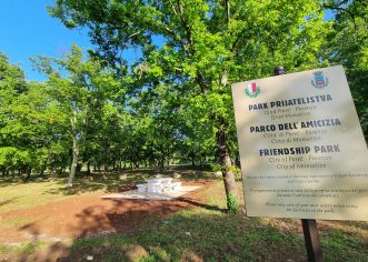 Na Materadi uređen i otvoren Park prijateljstva Poreča i talijanskih pobratimljenih gradova Monselice i Segrate