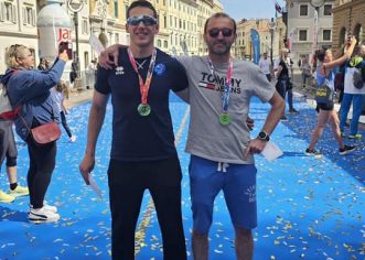 Marko Horvat i Elvis Đukić iz atletskog kluba Maximvs Poreč završili među top 3 na Riječkom polumaratonu