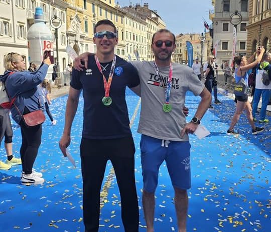 Marko Horvat i Elvis Đukić iz atletskog kluba Maximvs Poreč završili među top 3 na Riječkom polumaratonu